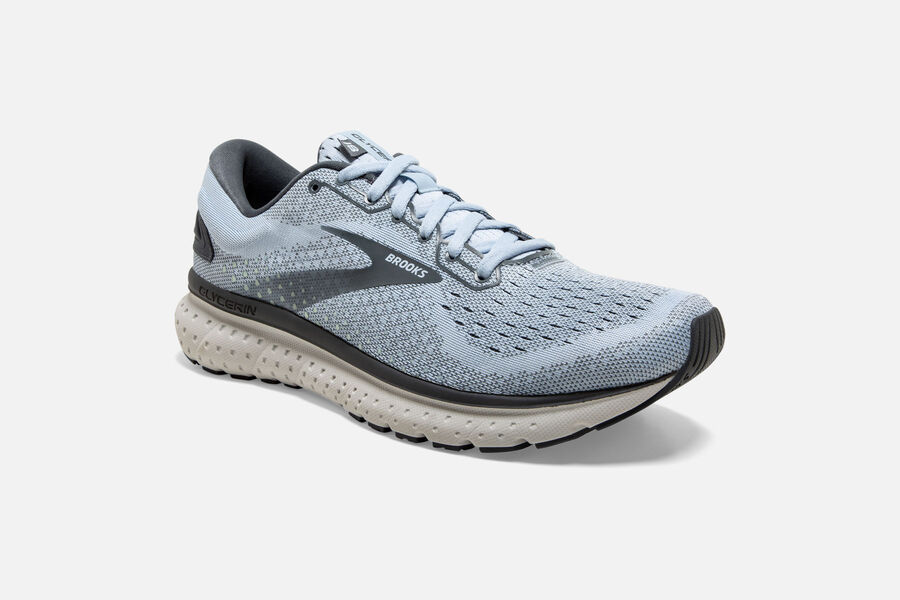 Glycerin 18 Road Brooks Running Shoes NZ Womens - Grey - YNDPUZ-950